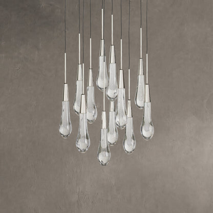 Soltaire Round Chandelier 17" 24" 36“ 58“
