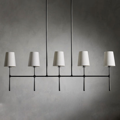 Rhodes Linear Chandelier 5 Light / 6 Light