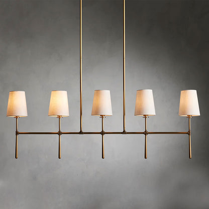Denise Rhodes Linear Chandelier 5 Light / 6 Ligth