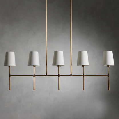 Rhodes Linear Chandelier 5 Light / 6 Light