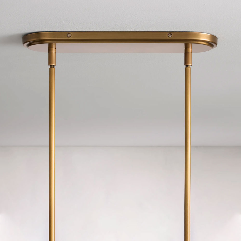 Rhodes Linear Chandelier 5 Light / 6 Light