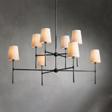 Denise Rhodes 2-Tier Round Chandelier 48"