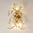 Fiore Crystal Flowers Wall Sconce 2-Light