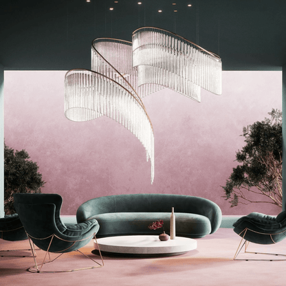 Crystal Spin Customize Chandelier