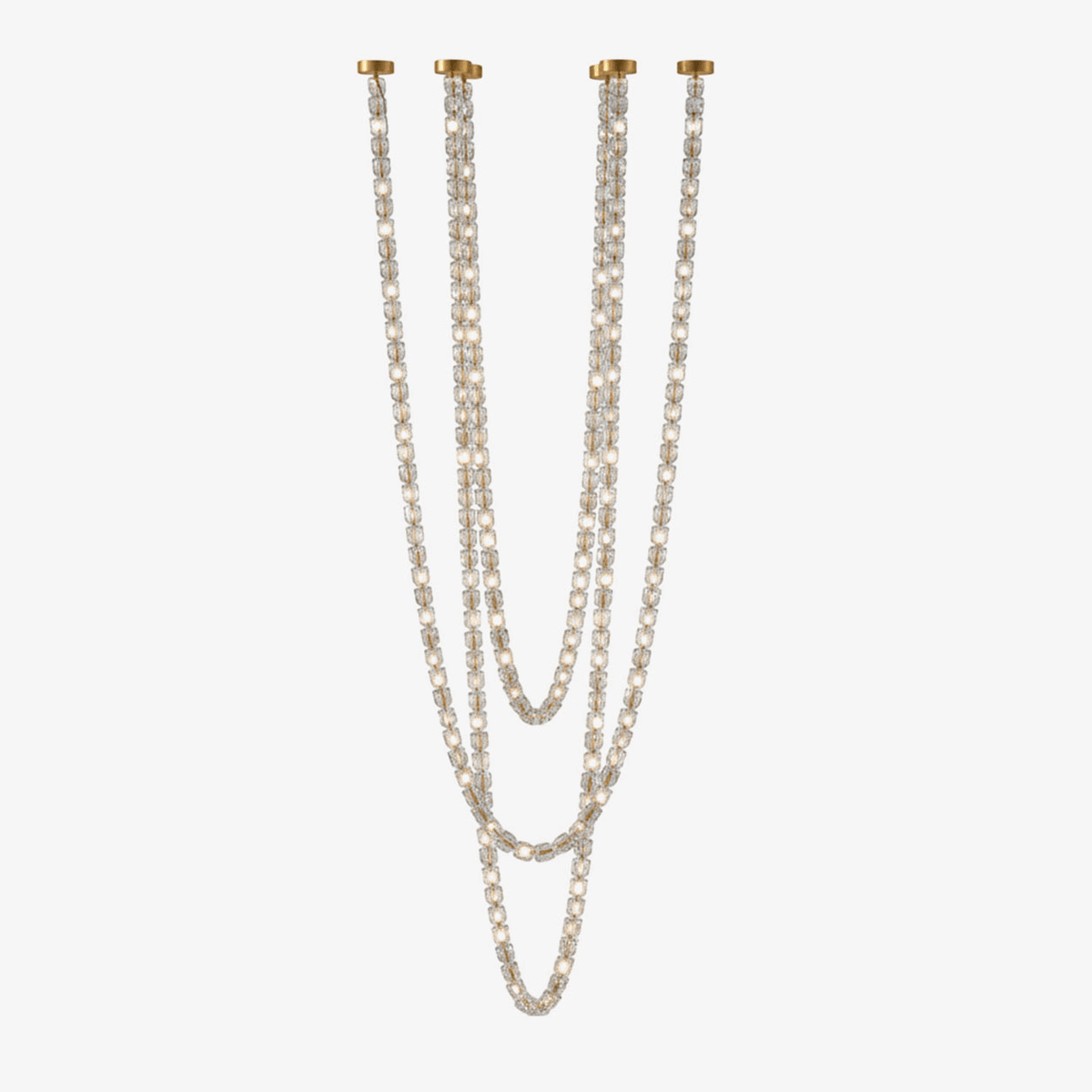 Gabriel Cascade K9 Crystal Chandelier