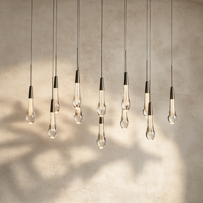 Soltaire Linear Chandelier 37"50"70"