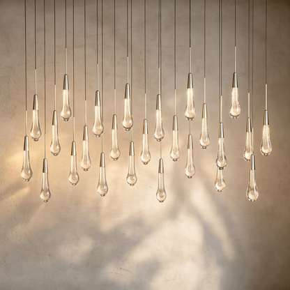 Soltaire Linear Chandelier 37"50"70"