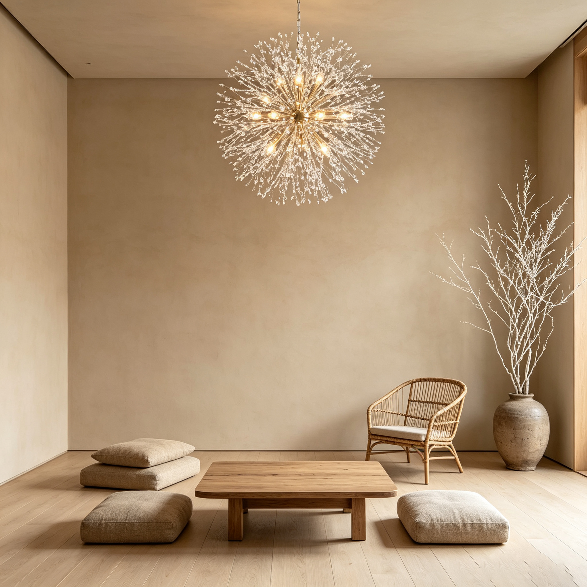 Dandelion Round Chandelier 22"30"43"