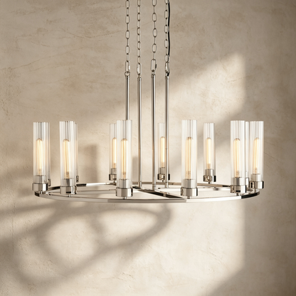 Andreas Round Chandelier 10/12 Light