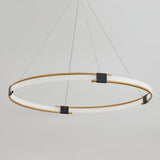 Gold Round Ring Chandelier