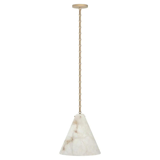 Contemporary Lucca Large Alabaster Pendant Light For Kitchen Island, Living Room