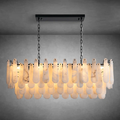 Modern Marble Round Chandelier