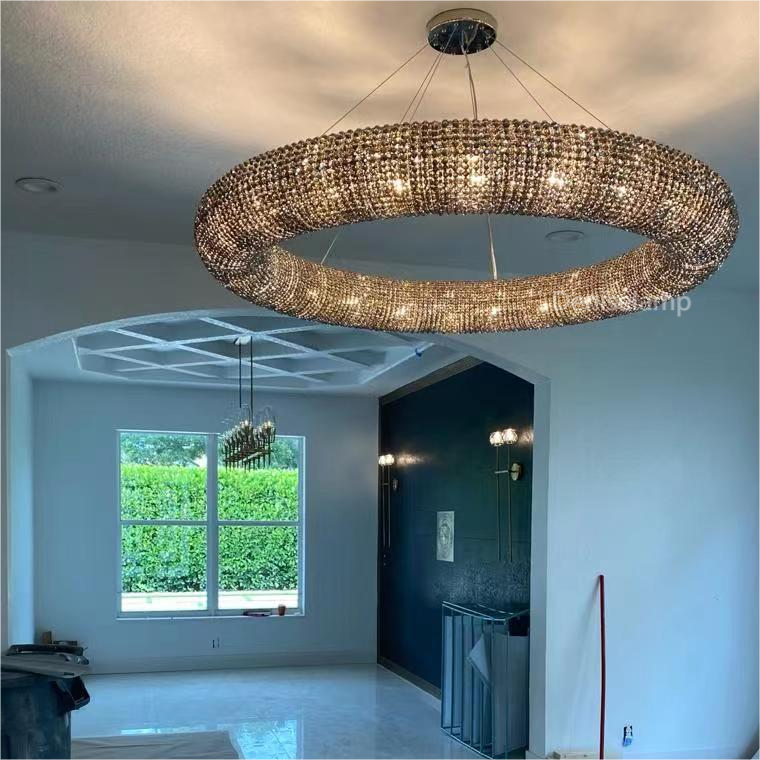 Cannoli Round Chandelier 59"