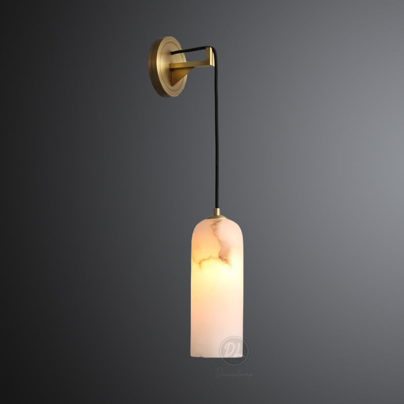 Modern Alabaster Wall Sconce, Wall Lamp For Living Room,Bedroom