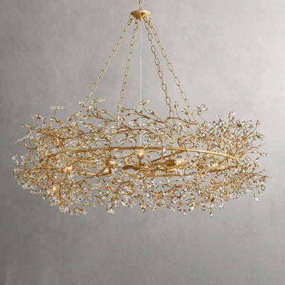 Fiore Crown Chandelier 39" 48" 60"
