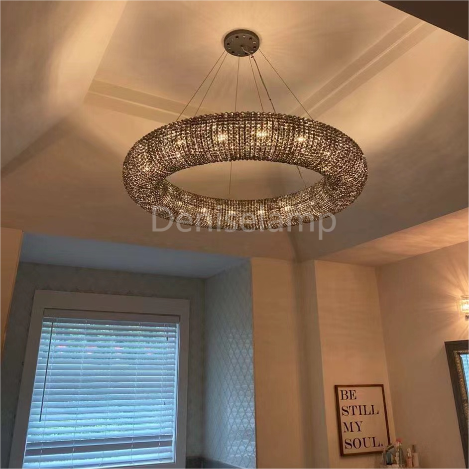 Cannoli Round Chandelier 59"