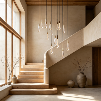 Soltaire Linear Chandelier 37"50"70"