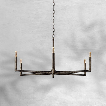 Thalen Forged Round Chandelier 36" 48” 60” 72”