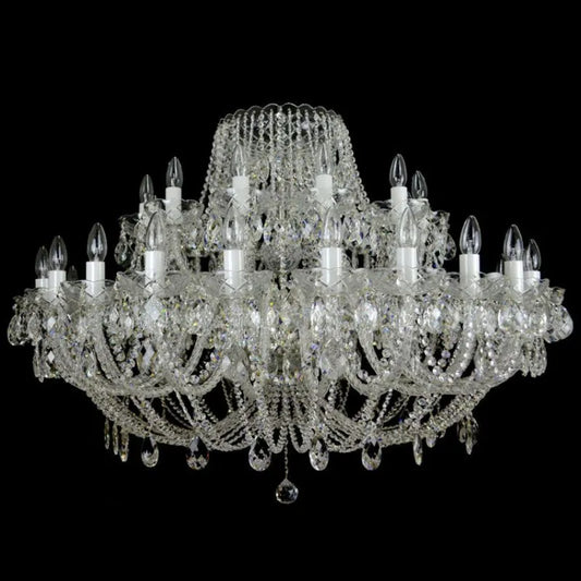 Classical Classe 36 Light Crystal Glass Chandelier