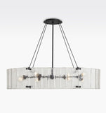 Willamette Glass Linear Chandelier 48''