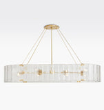 Willamette Glass Linear Chandelier 60''