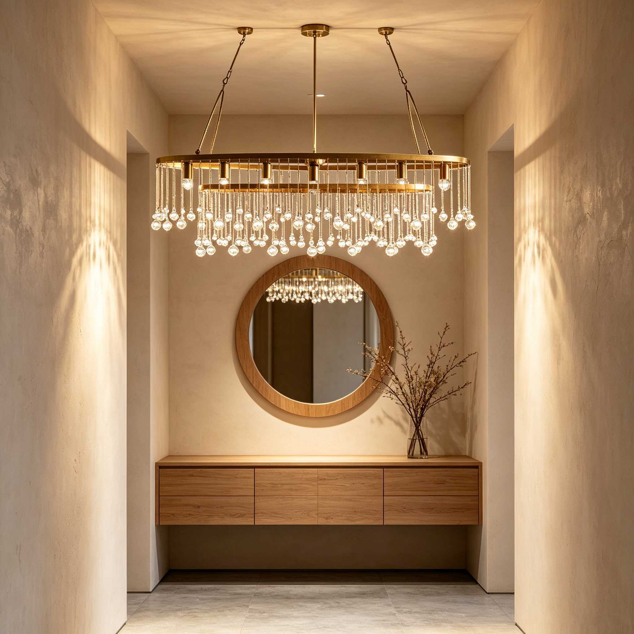 Aubrey 7 Light Oval Chandelier