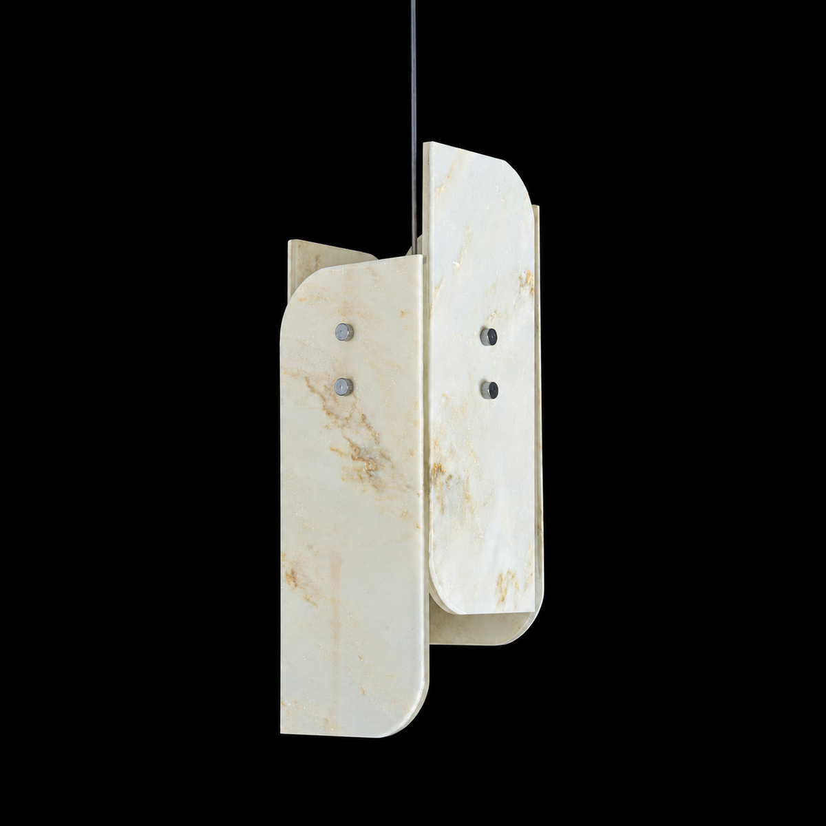 Modern Sculptural LuxuryStone Pendant Light