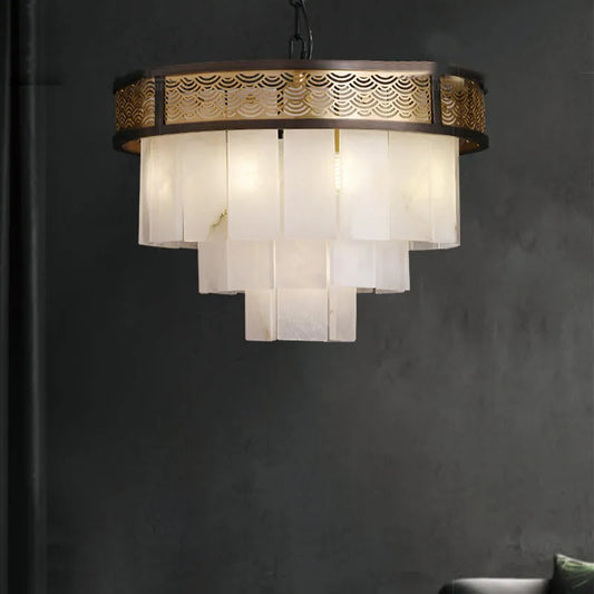 Marble Multi-layer Classic Chandelier