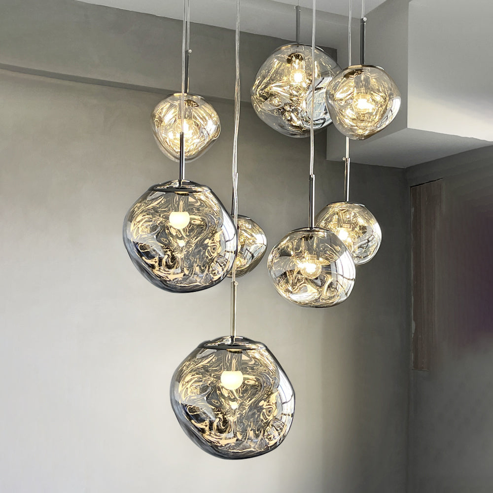 Lava Chandelier Villa Loft Duplex Stairwell Pendant Light