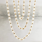 Pearl Necklace- Pendant 89.7"H