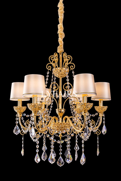 Baroque Revival Crystal Chandelier with Jewelry-Level Craft and Crystals