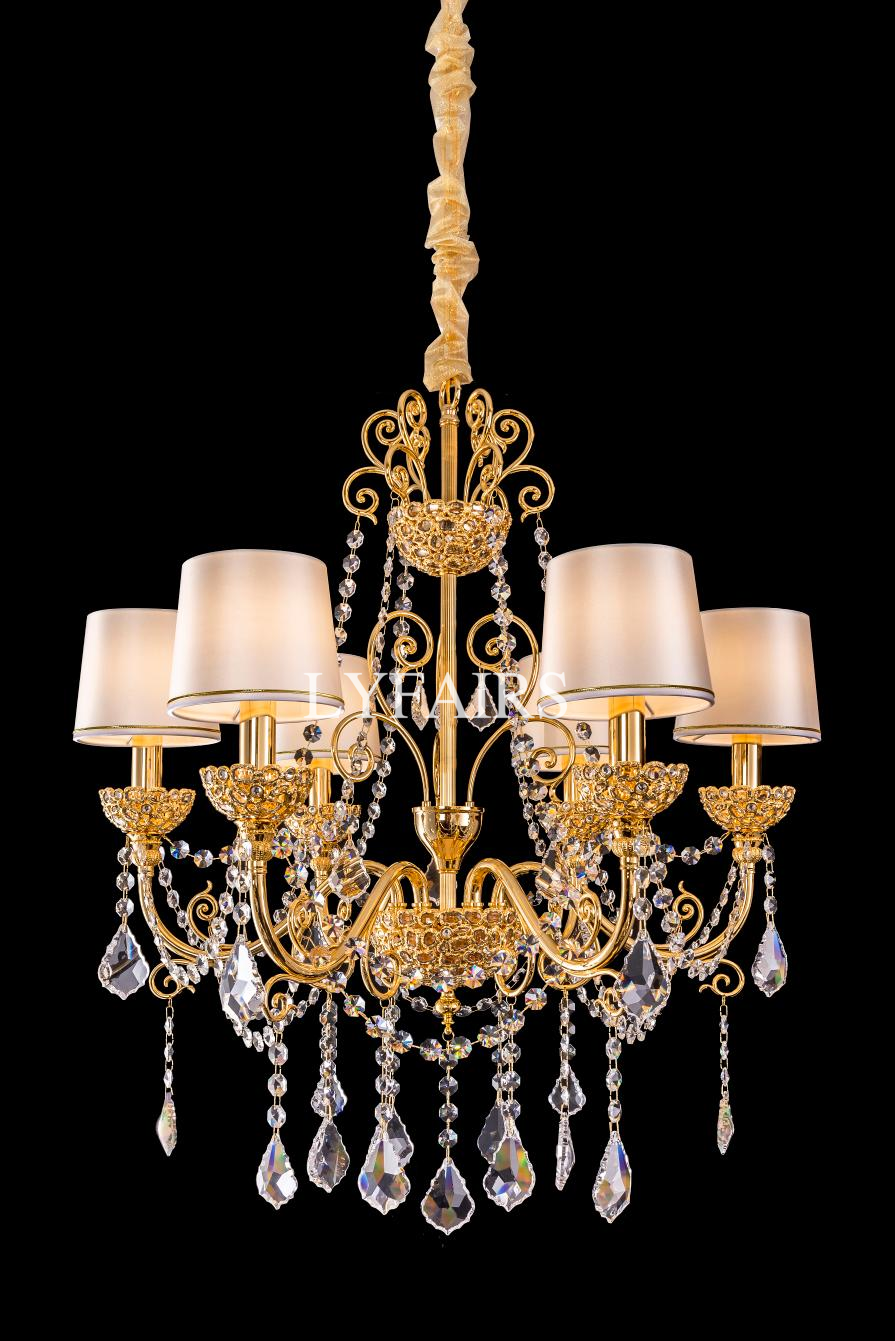 Baroque Revival Crystal Chandelier with Jewelry-Level Craft and Crystals