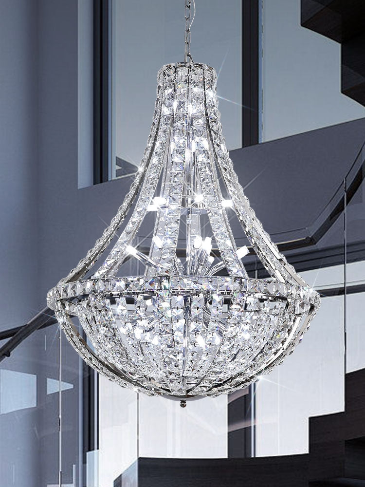 New Extra Large Luxury and Elegant Crystal Chandelier for Living Room/Staircase/Foyer/Villa/Duplex Hall