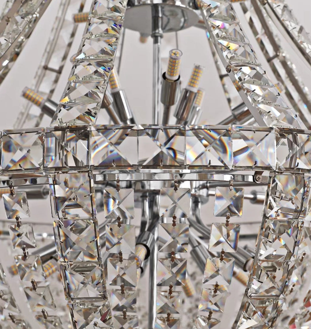 New Extra Large Luxury and Elegant Crystal Chandelier