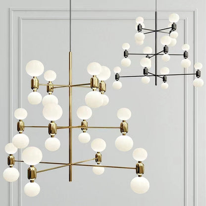 Aballs 3 Tier Chandelier,Aballs Chandelier Hanging Lamp,Aballs Chandelier 12,chandelier,chandeliers,pendant,lamp,ball,minimalist,gold,black,white,copper,chrome,silver,tiers