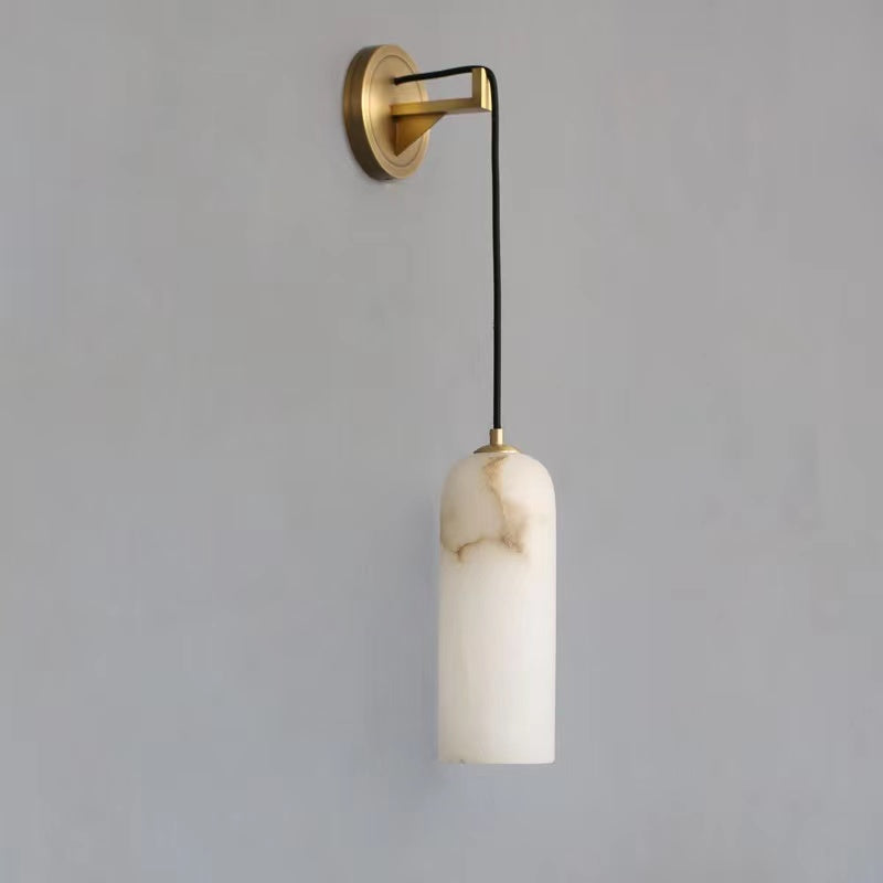 Louise Modern Alabaster Wall Sconce
