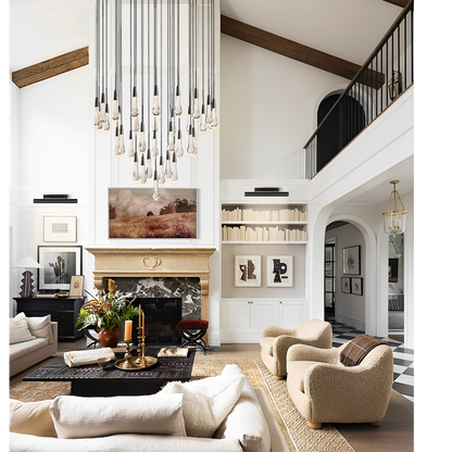 Soltaire Round Chandelier 17'' 24'' 36'' 40'' 58''D