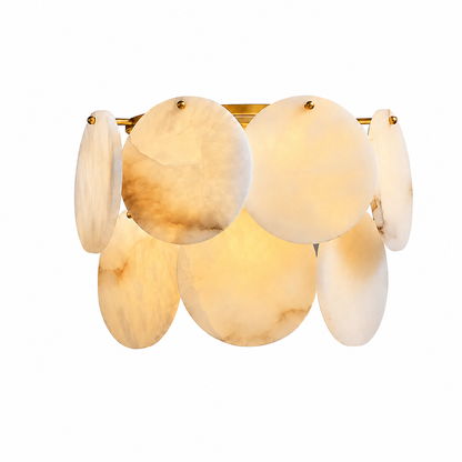 Living Room Wall Sconce | French Art Deco Spanish Alabaster | Solara