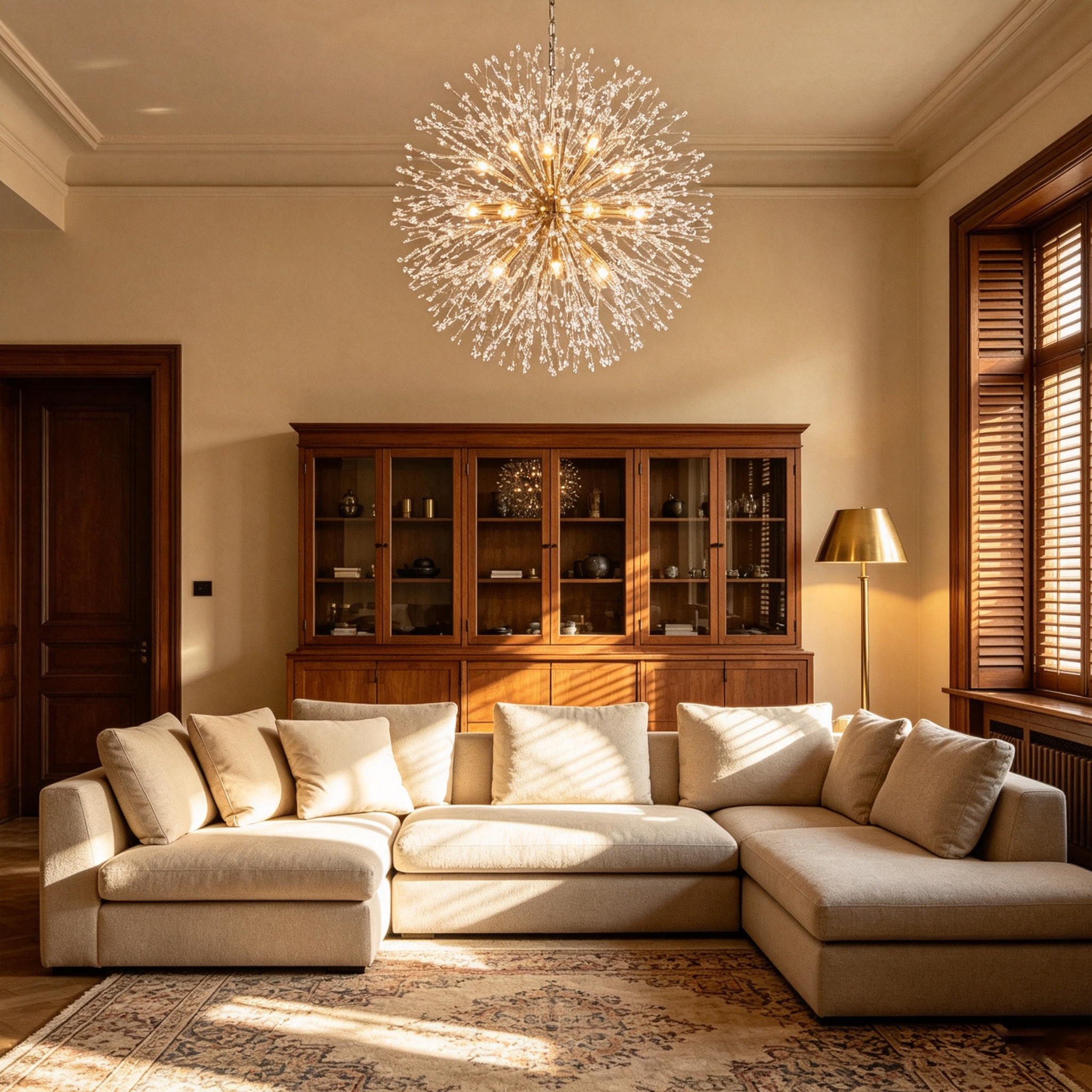 Dandelion Round Chandelier 22"30"43"