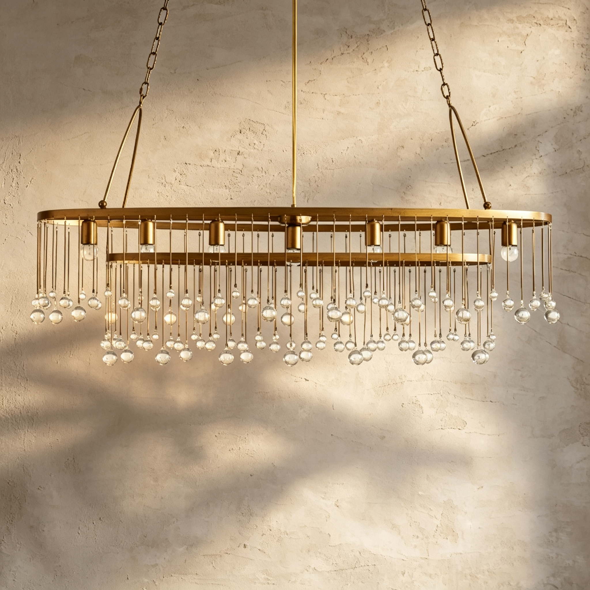 Aubrey 7 Light Oval Chandelier