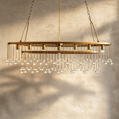 Aubrey 7 Light Oval Chandelier