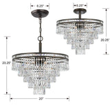 Mersor Flushmount Ceiling Light 20''D 7 Lights