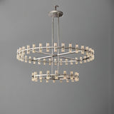 Arcachon Crystal 2-Tier Round Chandelier 60“