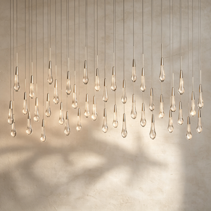 Soltaire Linear Chandelier 37"50"70"