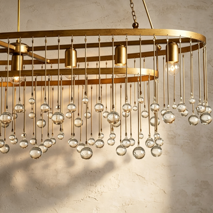 Aubrey 7 Light Oval Chandelier