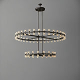 Arcachon Crystal 2-Tier Round Chandelier 60“