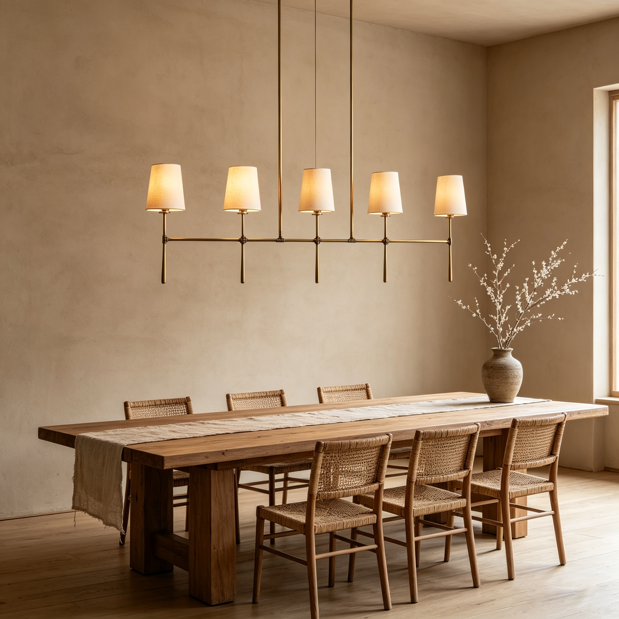Rhodes Linear Chandelier 5/6 Light