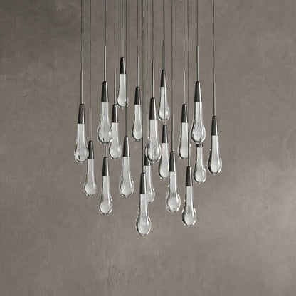Soltaire Round Chandelier 17" 24" 36“ 58“