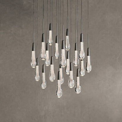 Soltaire Round Chandelier 17" 24" 36“ 58“
