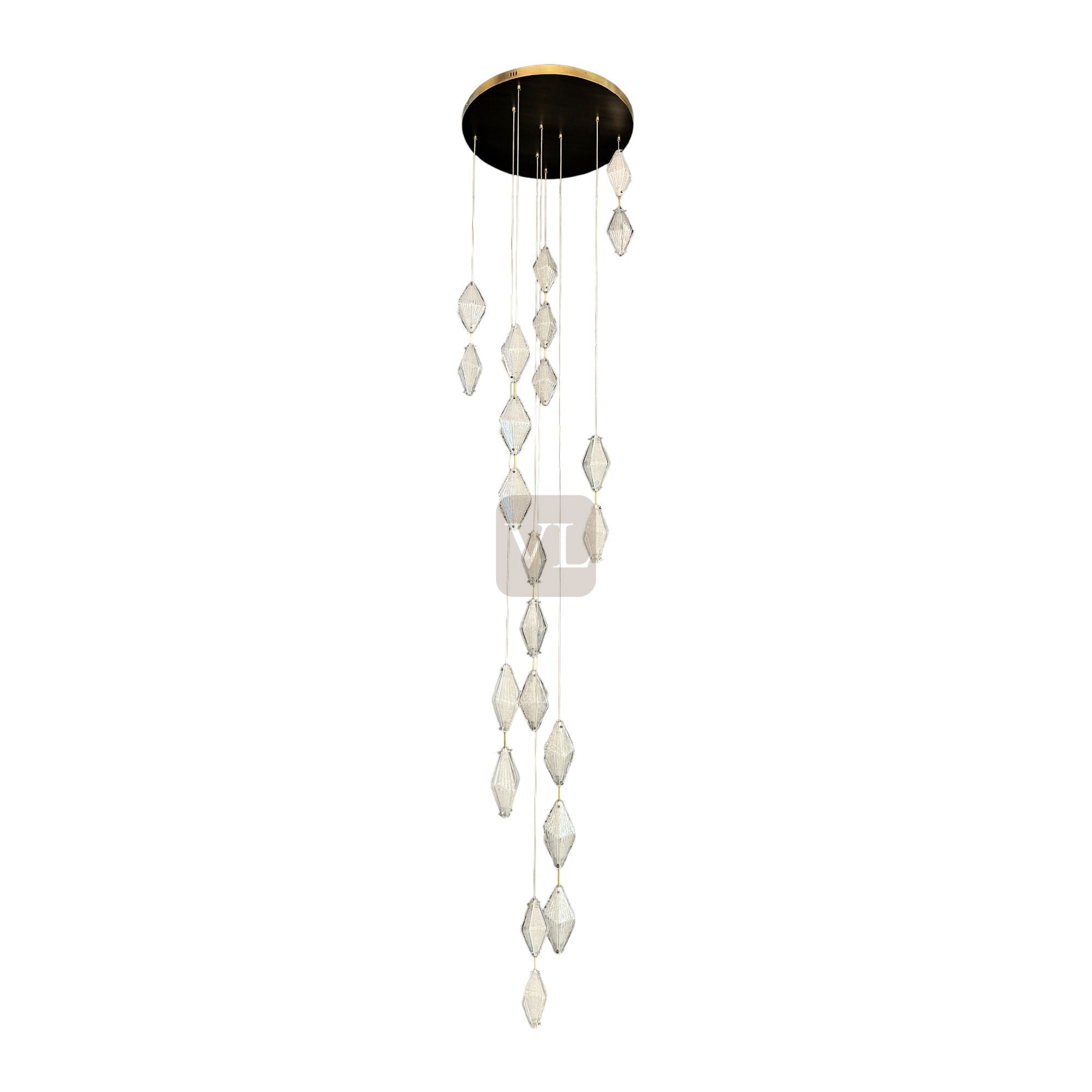 Glass Art Chandelier